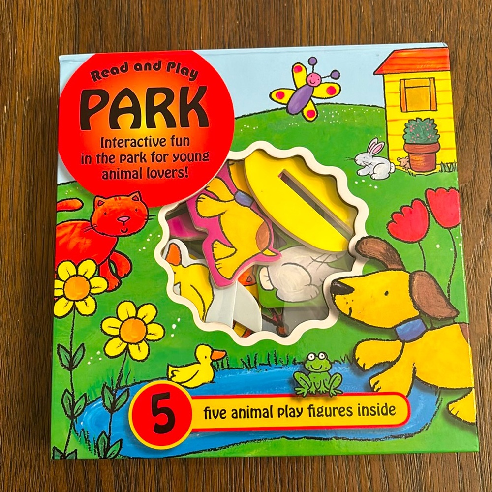 Never opened Read and Play Park Book
